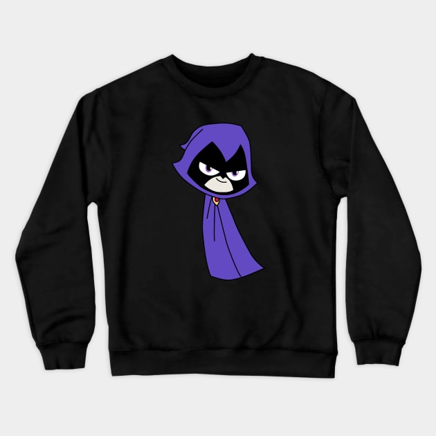 Teen Titan: Raven Crewneck Sweatshirt by JamesCMarshall